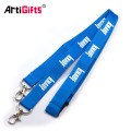 Custom polyester lanyard strap with printed logo